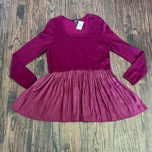 NWT Torrid Burgundy Sweater